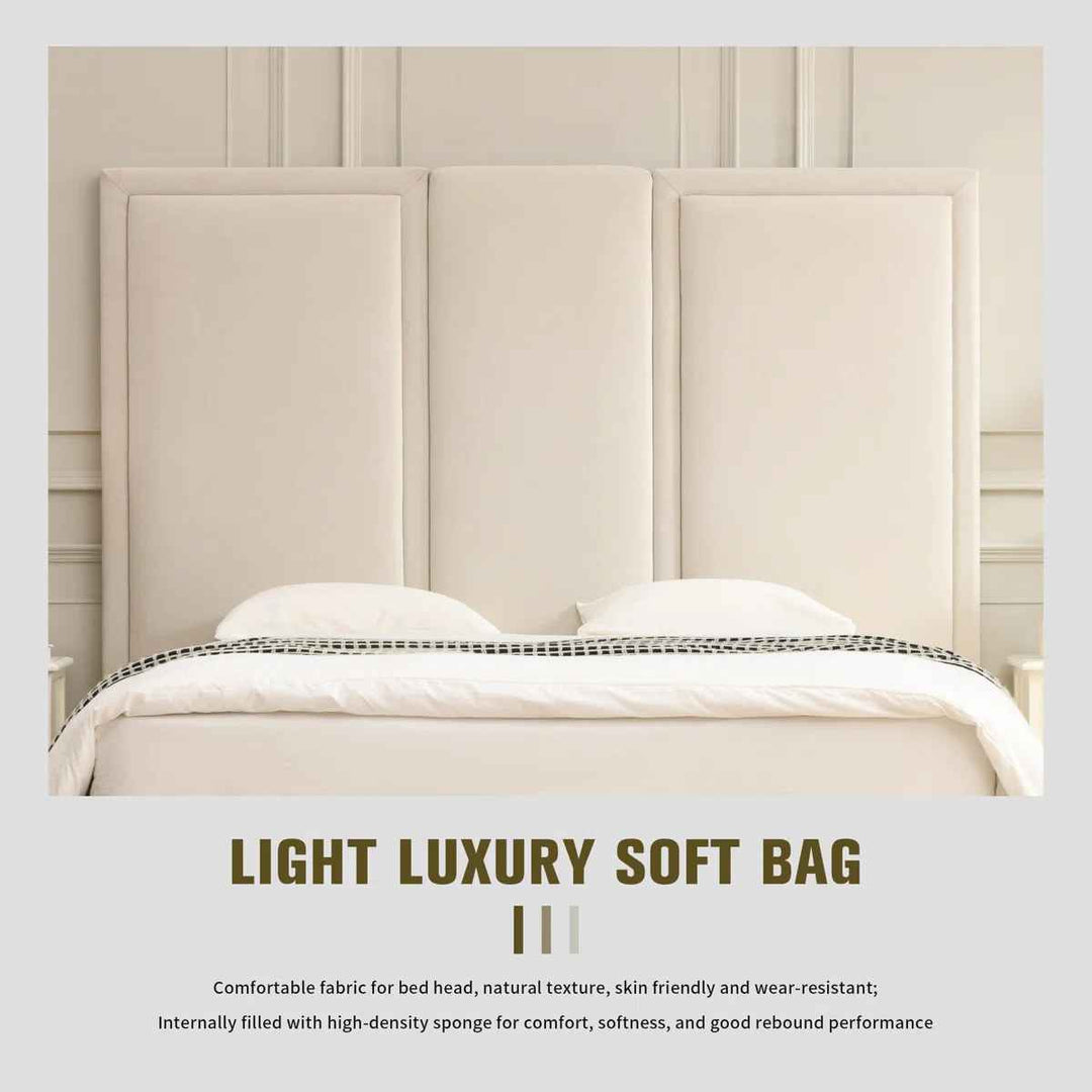 Morghen Upholstered Platform Bed-Queen