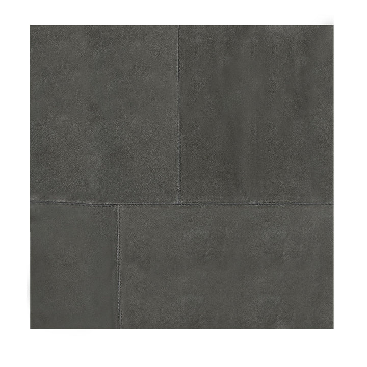 Pieced Suede Pillow Cover