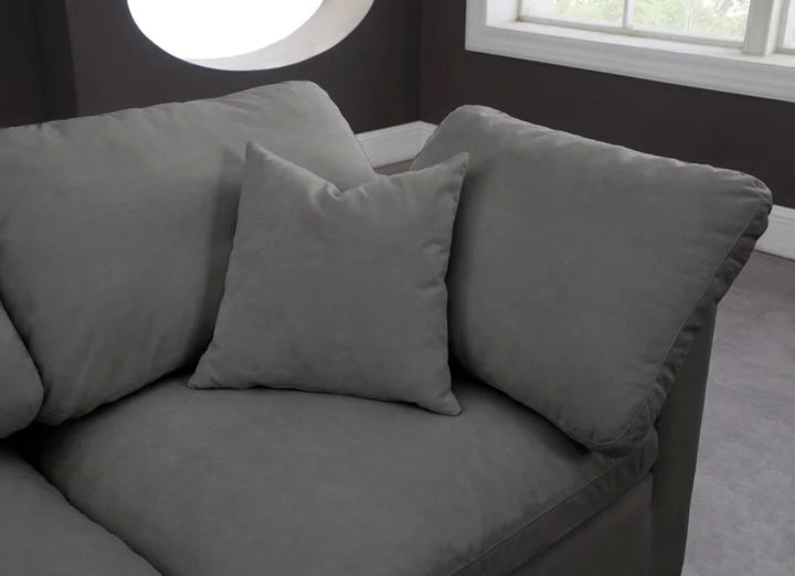 Atis Wide Velvet Reversible Modular Sectional