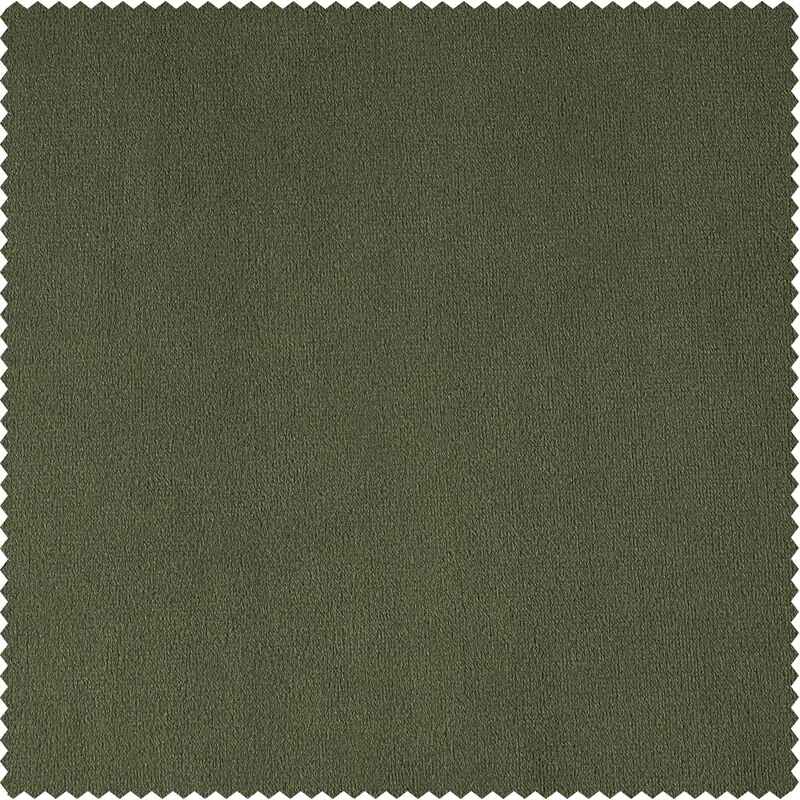 Olivia Signature Thermal Lined Blackout Velvet Curtains-96"