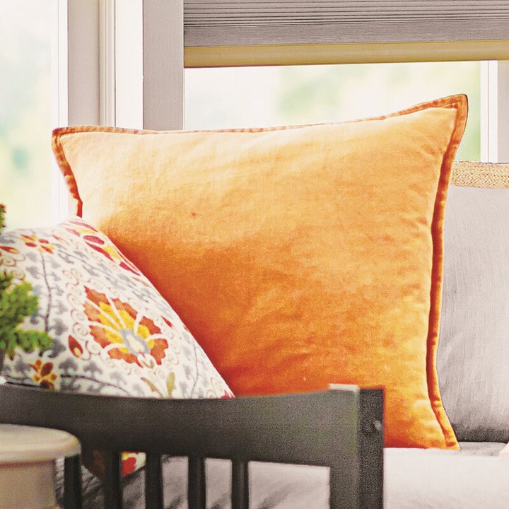 Bradford Cotton Throw Pillow With Insert-18"x18"
