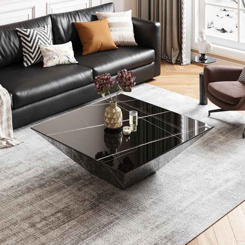 Dainera Modern Drum Coffee Table