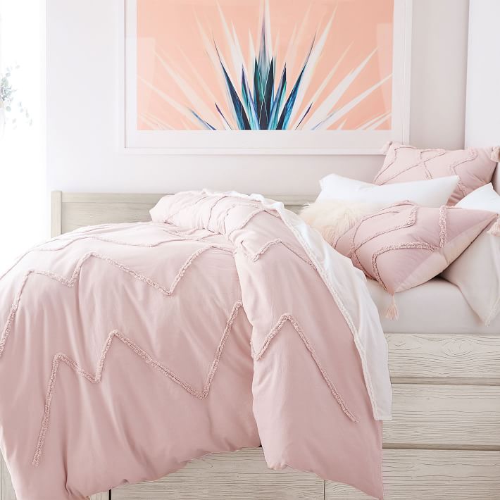 Ashlyn Tufted Organic Duvet Cover Sham No Insert-26"x20"