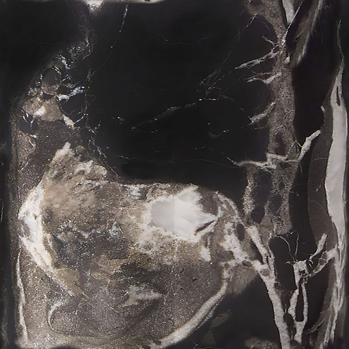 Strata Black Marble Pencil Cup