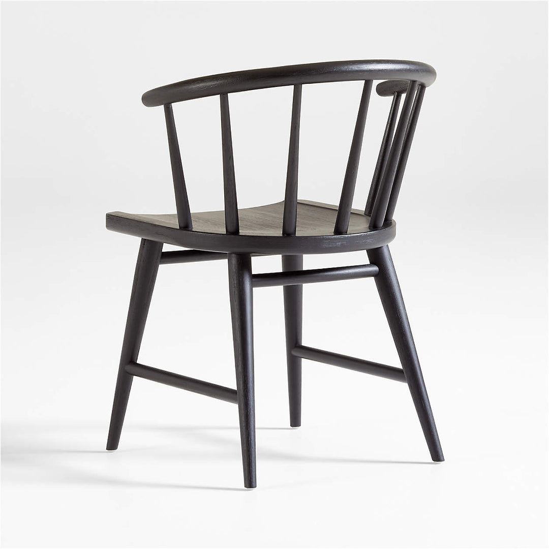 Pali Black Hardwood Dining Chair