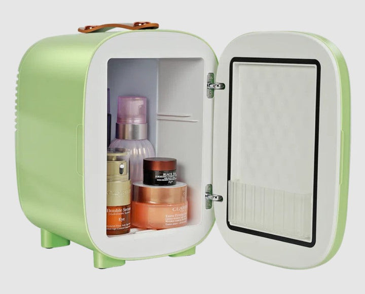Caynel 5L Portable Retro Mini Fridge 6-can Mini Refrigerator