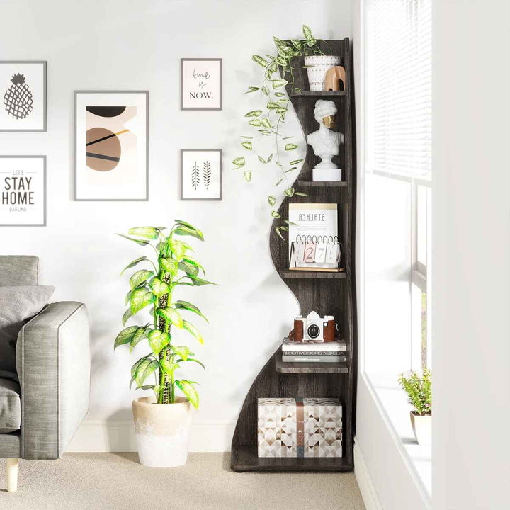 Arhab Corner Bookcase