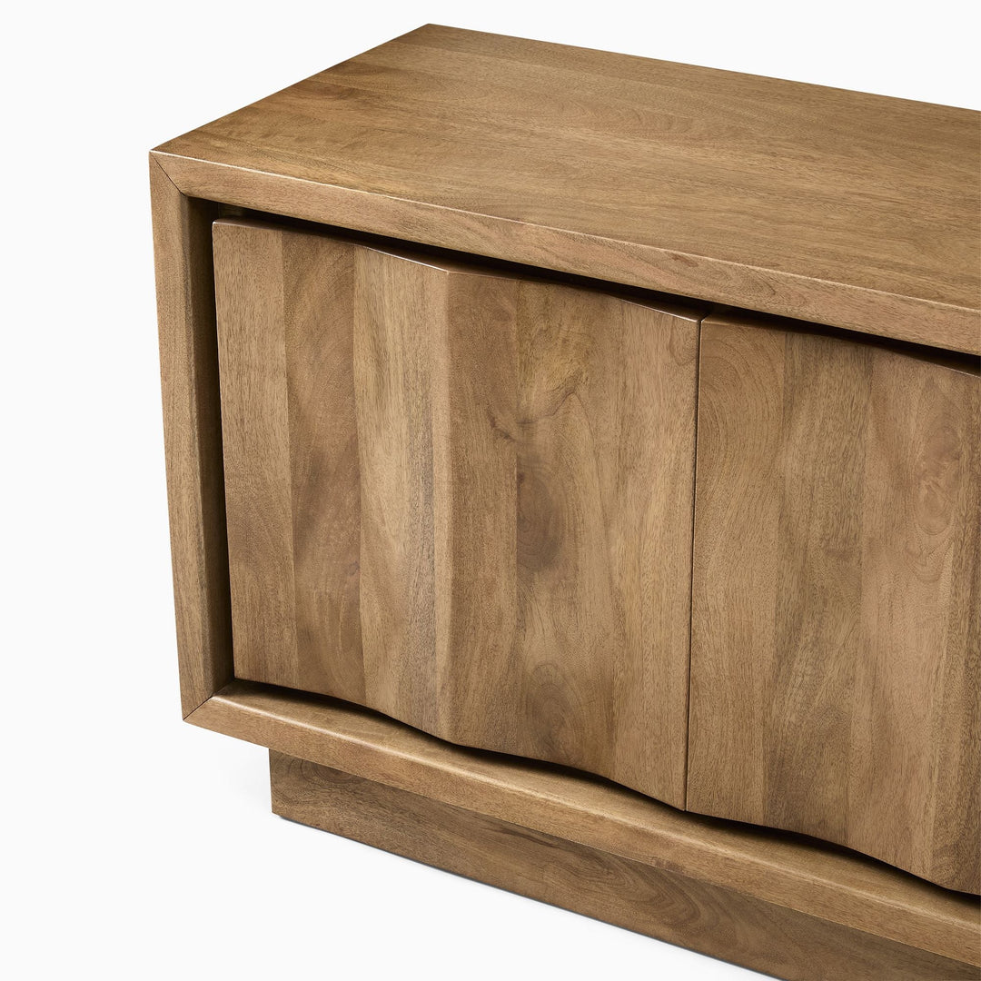 Carved Pattern Media Console