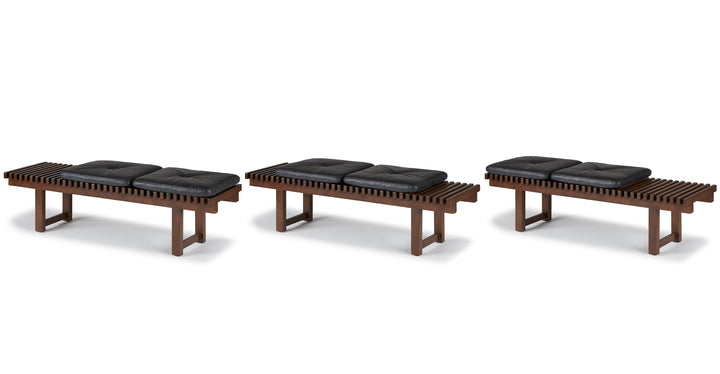 Ripa Oxford Black Bench