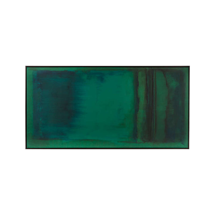 Emerald Print with Frame-38"x74"