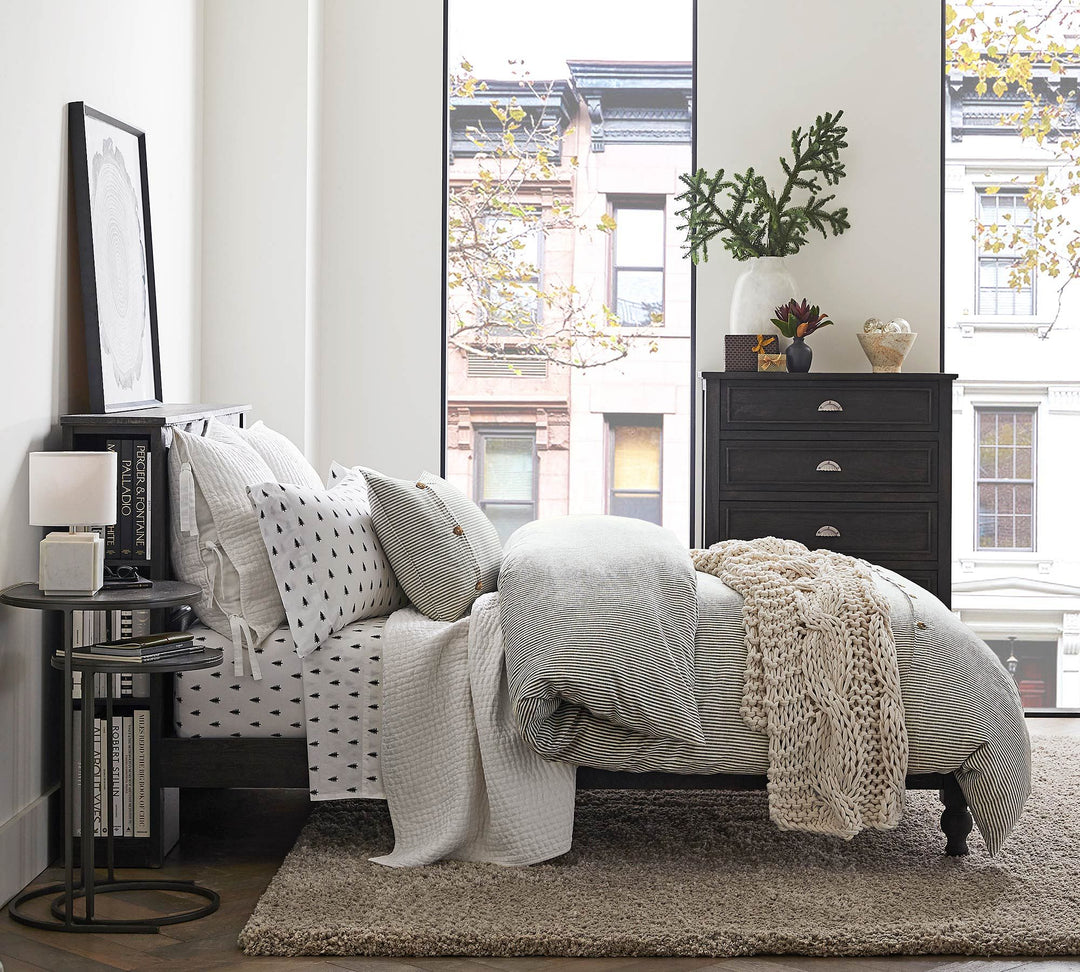 Wheaton Striped Linen Cotton Duvet-King