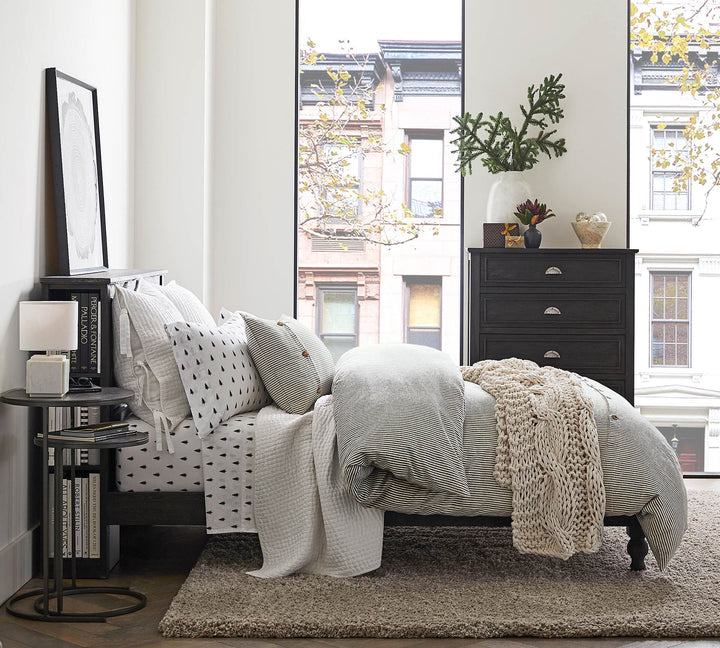 Wheaton Striped Linen Cotton Duvet-King