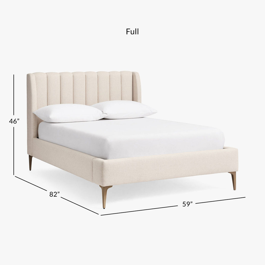 Avalon Channel Stitch Upholstered Bed