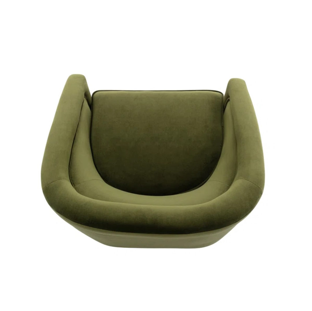 Annalee Upholstered Swivel Barrel Chair