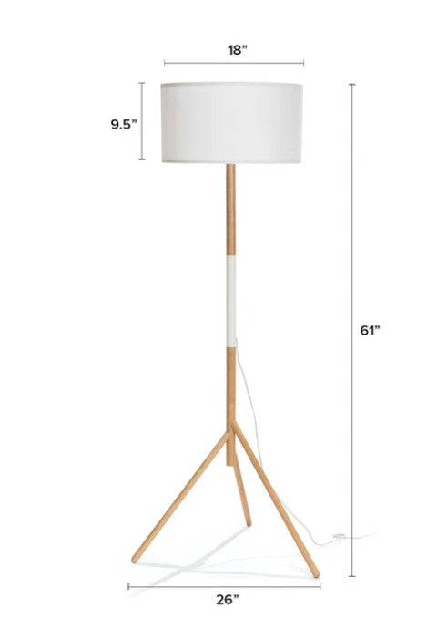 Stilt White Floor Lamp