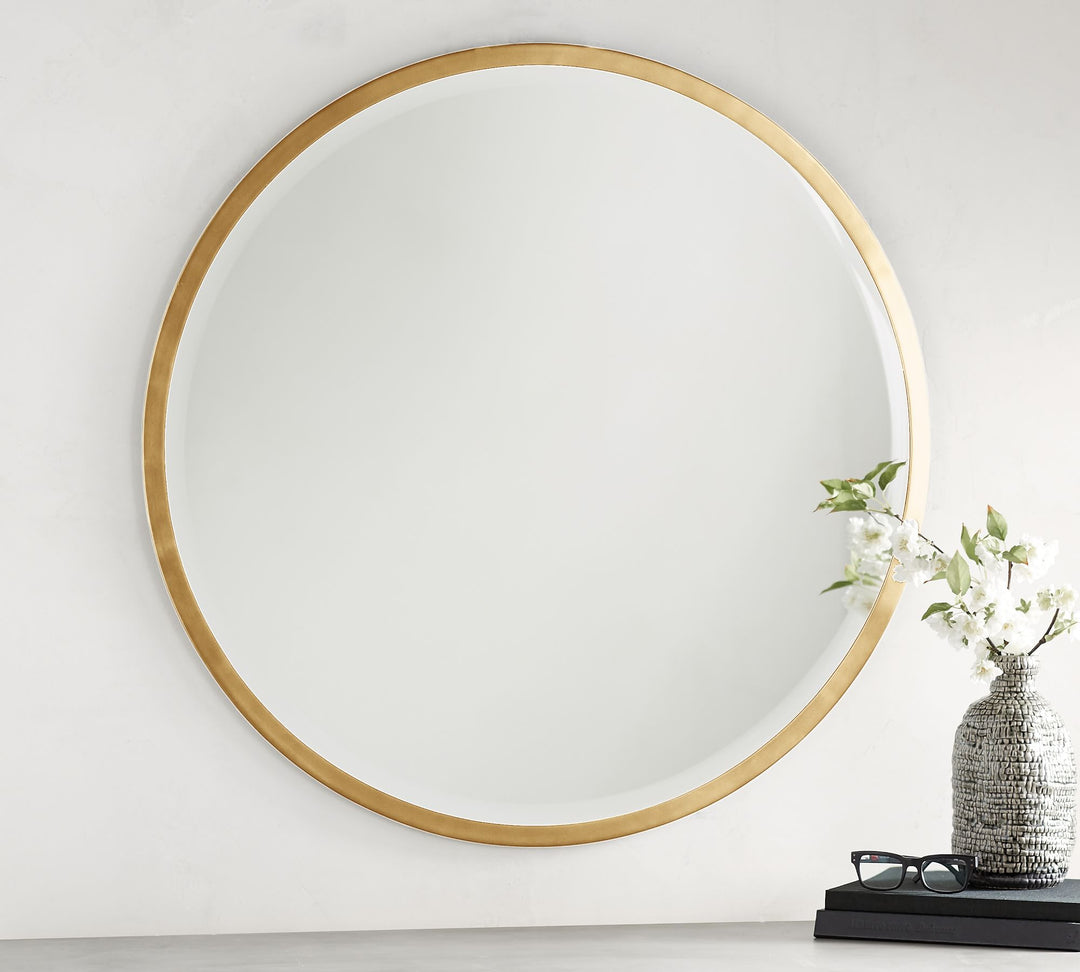 Layne Round Wall Mirror-49"