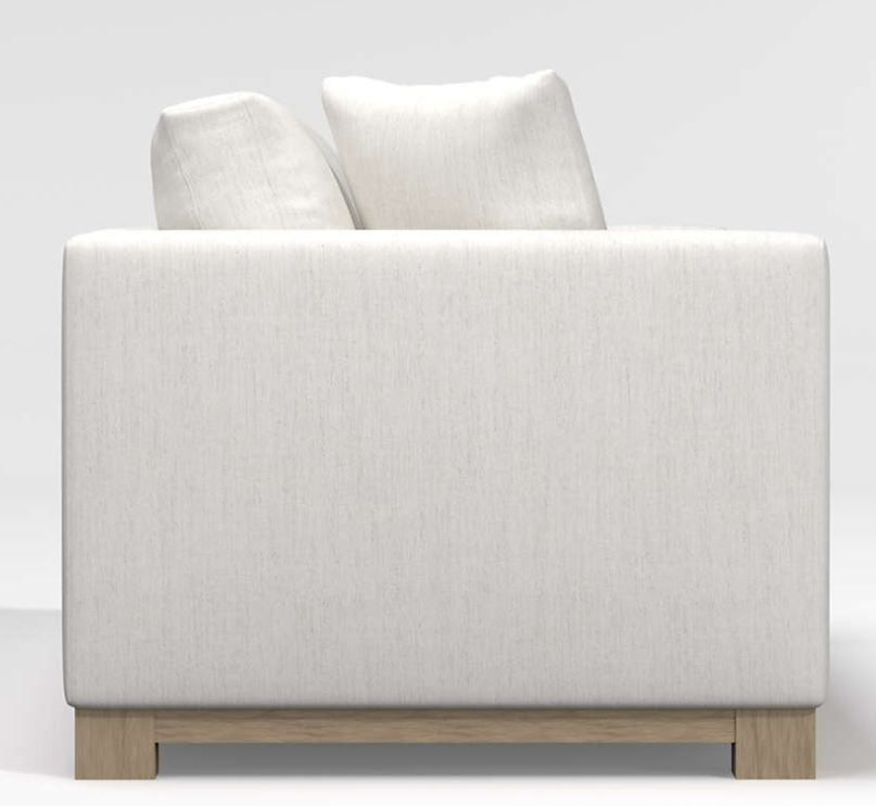 Gather Wood Base Bench sofa