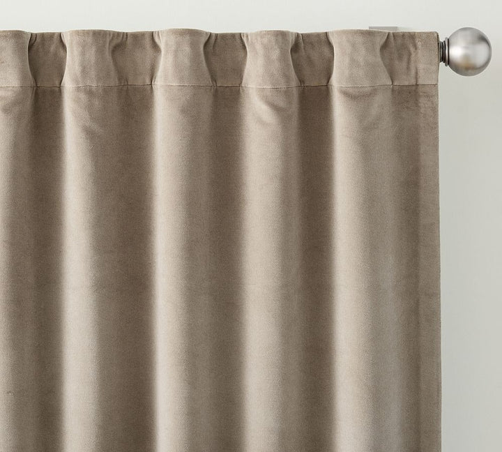 Velvet Twill Blackout Curtain-108"