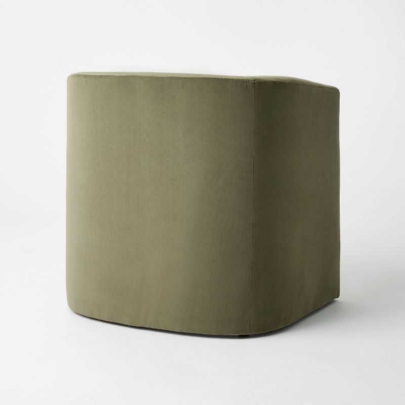 Vernon Upholstered Barrel Accent Chair