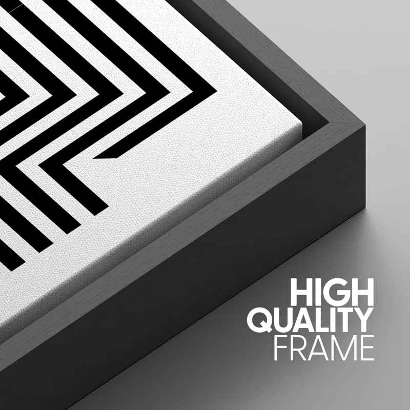 Black And White Stripes And Lines Geometric Patterns -2