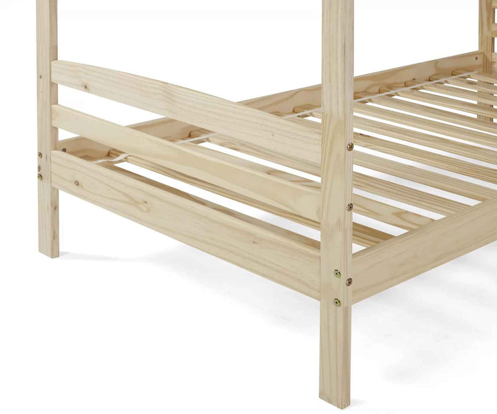 Plumerville Solid Wood Standard Bunk Bed-Twin