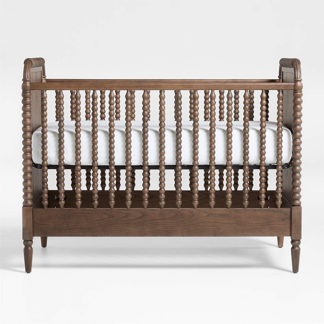 Jenny Lind Heirloom Deep Brown Wood Convertible Baby Crib