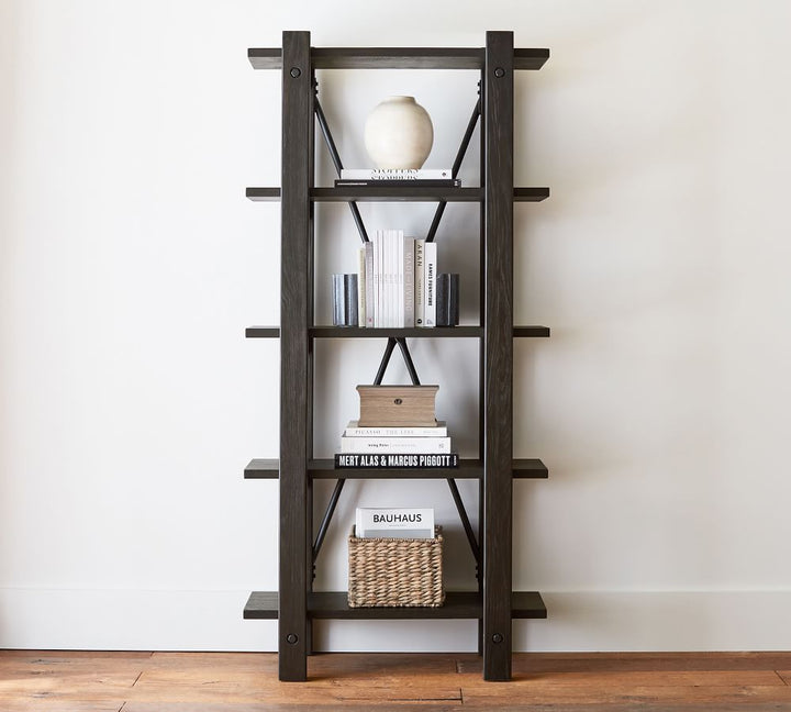 Black Marble Book Ends