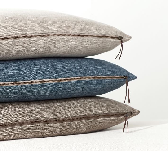 Belgian Linen Pillow Cover Made with Libec Linen Sage Grass