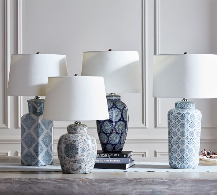 Langley Ceramic Pattern Lamp