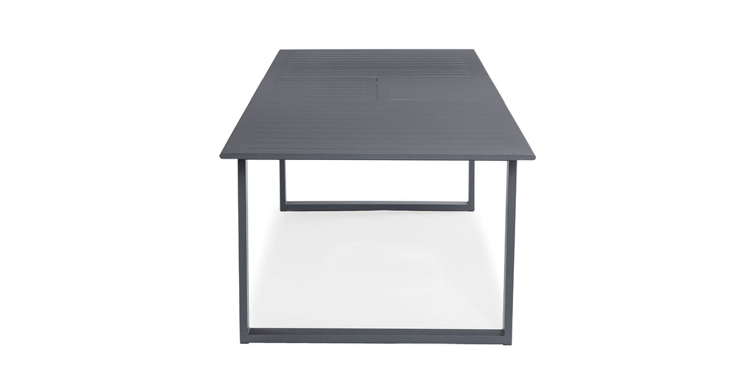 Ofer Dark Gray Table, Extendable