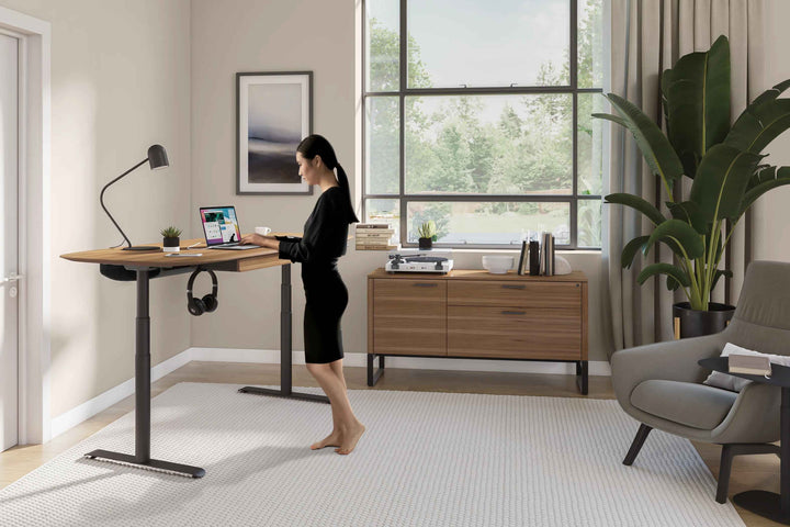 Soma Height Adjustable Standing Desk with Drawer