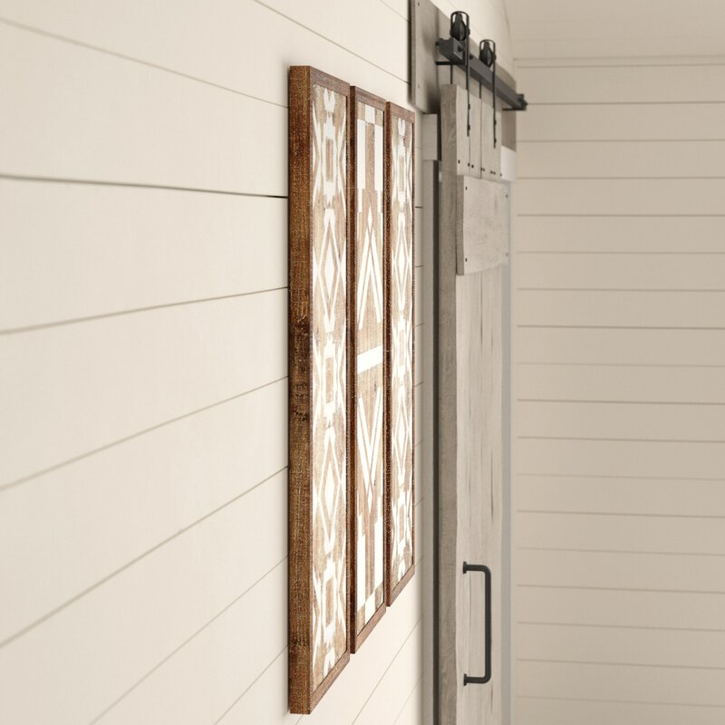 3 Piece Natural Wood Décor Set