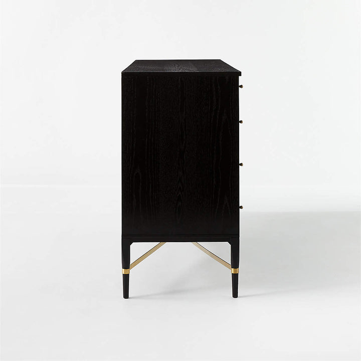 Connoisseur 8 drawer Black Oak Wood