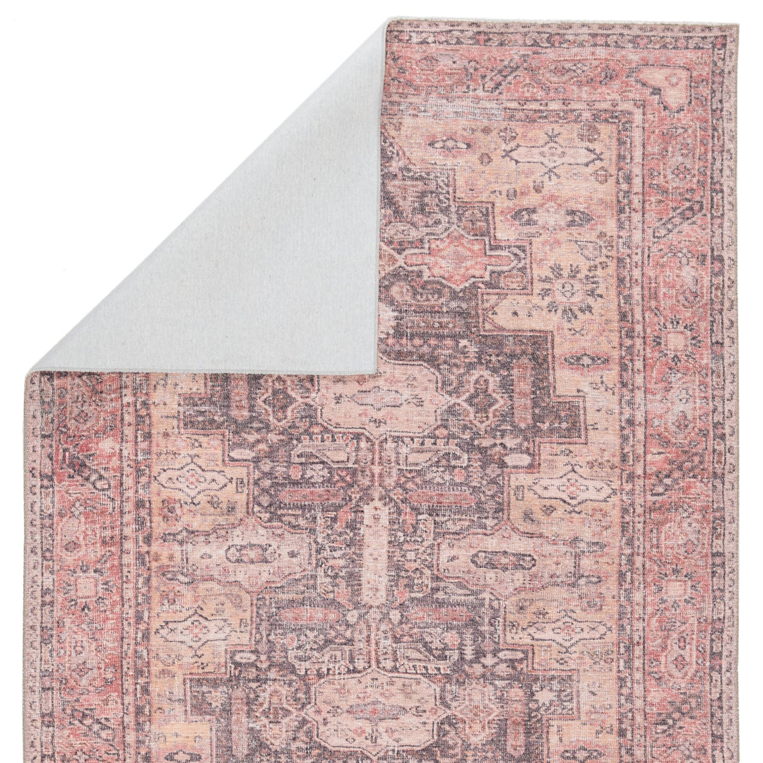 Cosima Medallion Pink and Dark Purple Rug-9'x12'