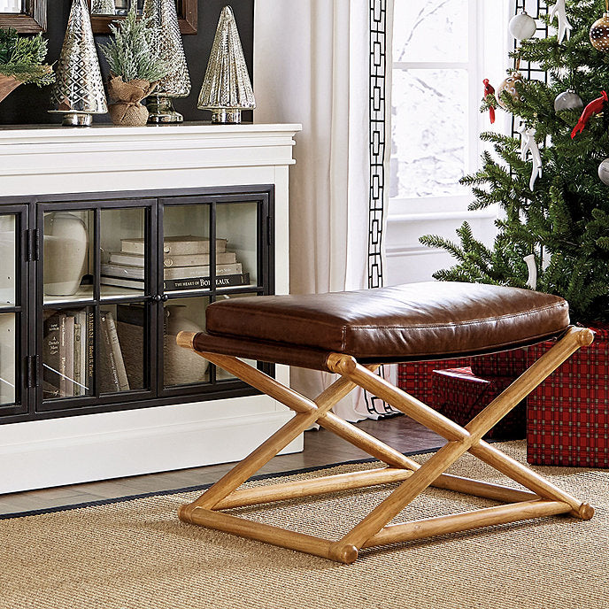 Justin Leather Bench