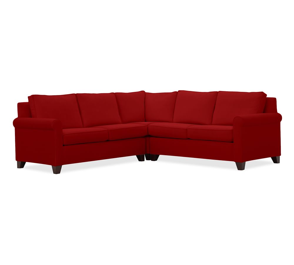 Cameron Roll Arm Corner Sectional Sofa