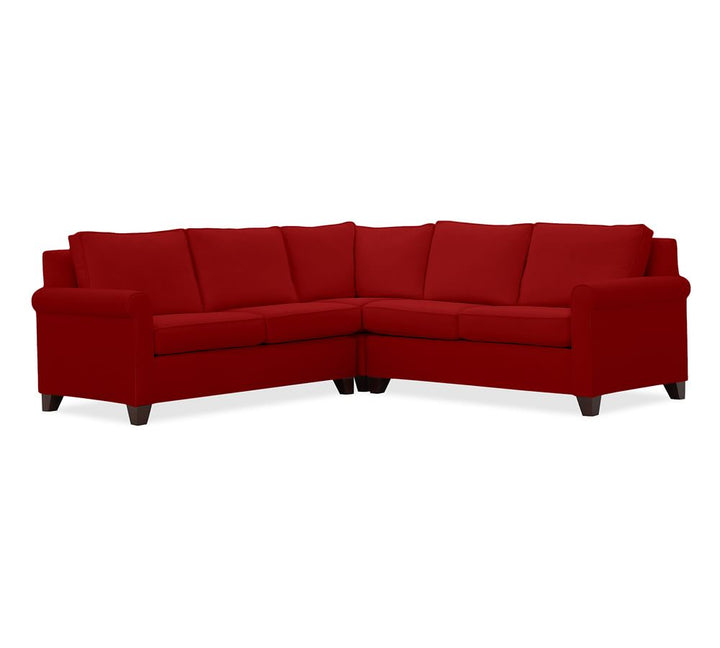 Cameron Roll Arm Corner Sectional Sofa