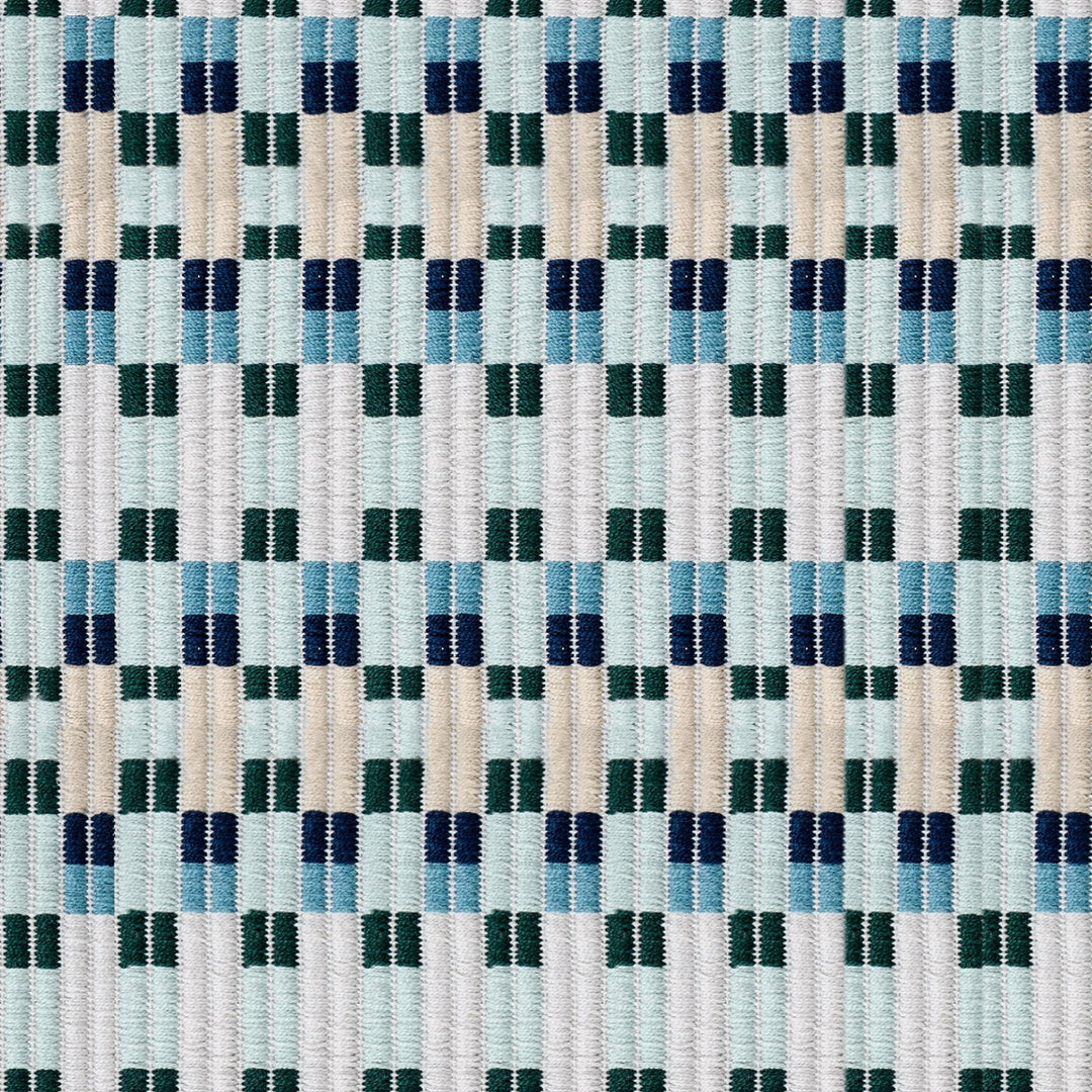 Outdoor Check Point Pillow-20"x20"