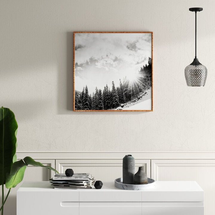 Mountain by Bird Wanna Whistle With frame 30"x30"