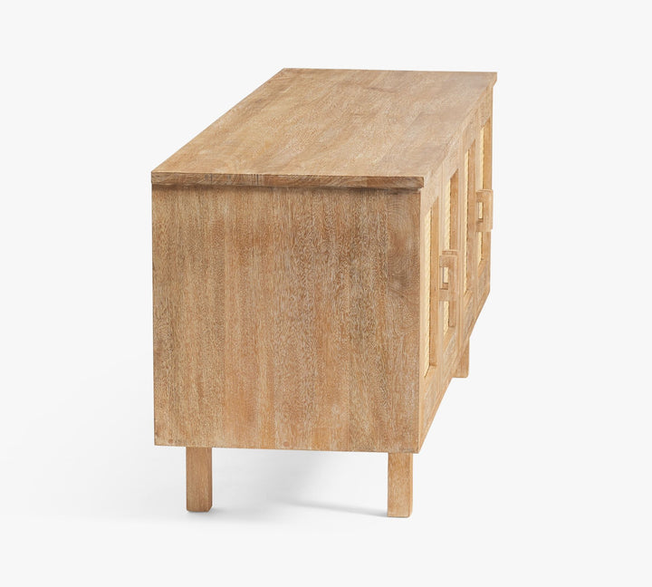 Tiburon Rectangular Cane Media Console