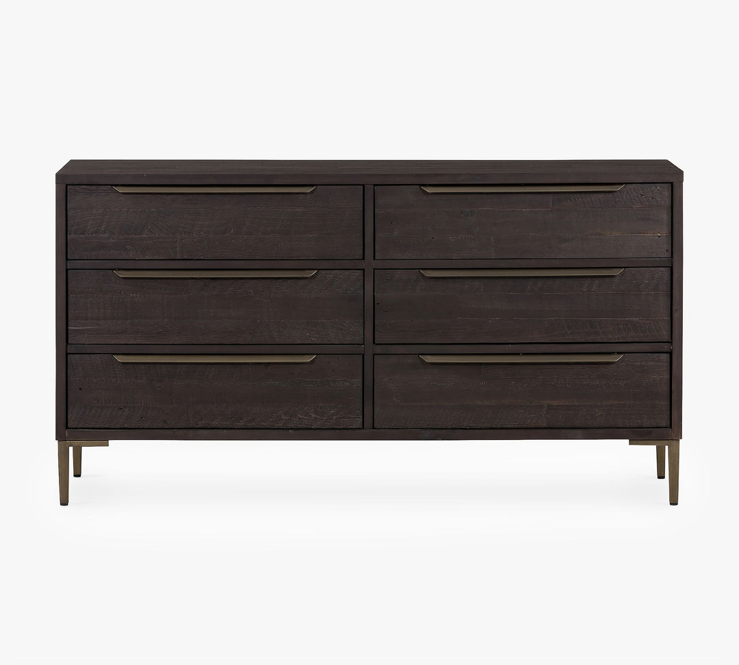 Braden Reclaimed Wood 6 Drawer Dresser