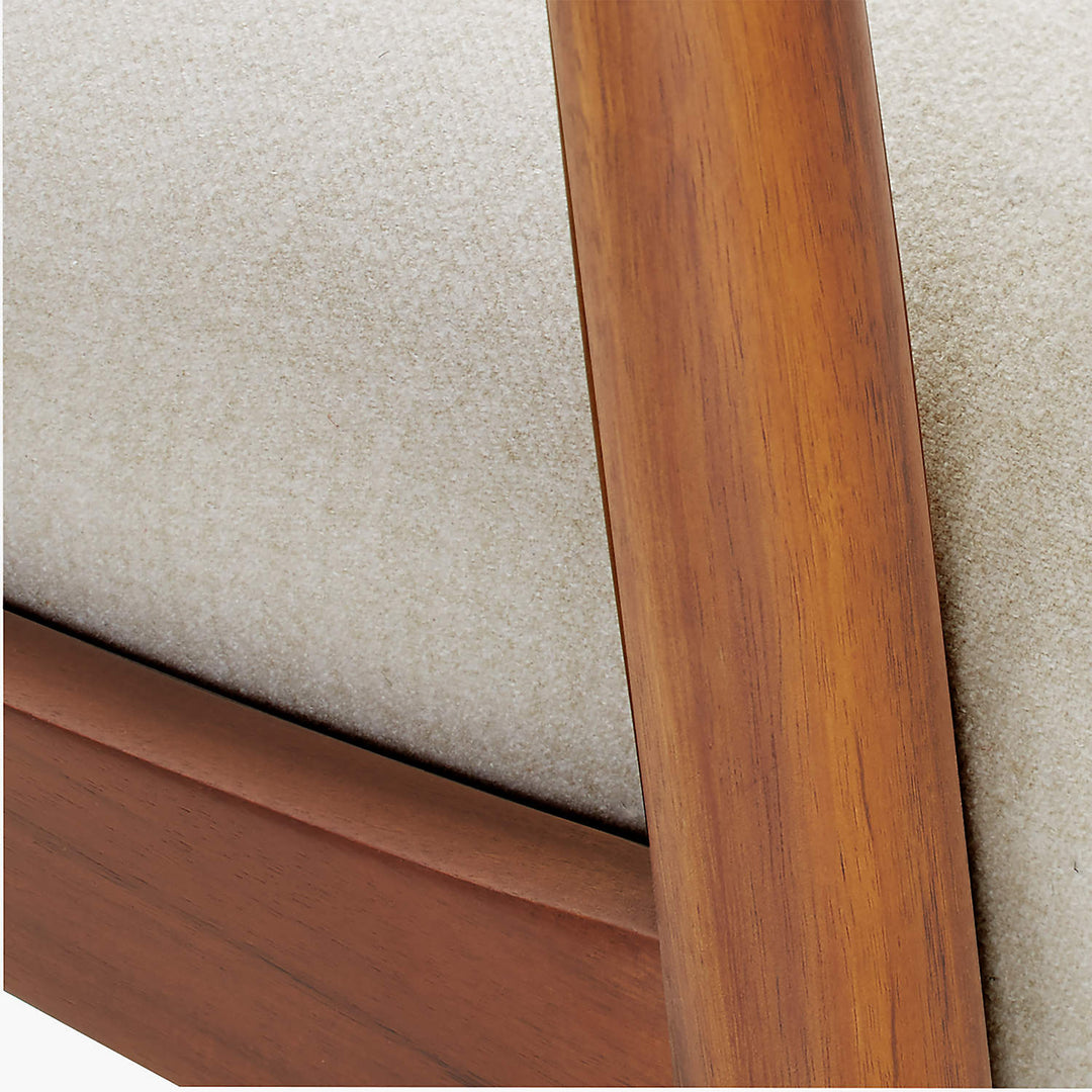 Troubadour Natural Wood Frame Chair