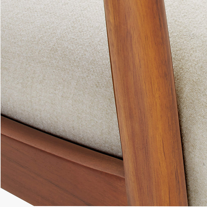 Troubadour Natural Wood Frame Chair