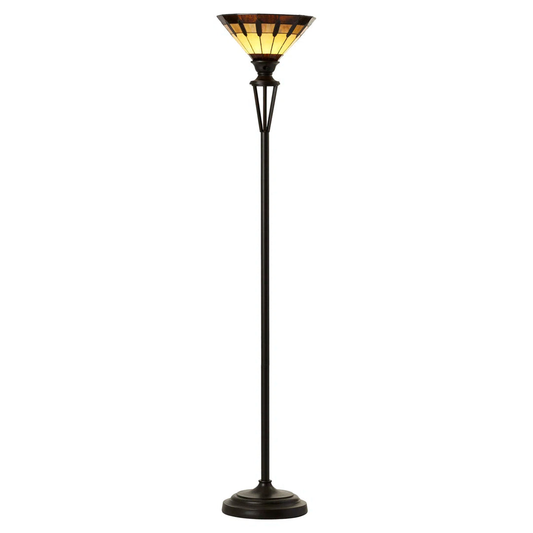 Rozanne Bronze Torchiere Floor Lamp