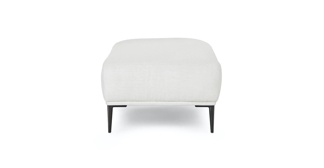 Abisko Quartz White Ottoman