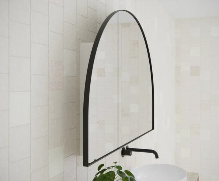 Recessed Framed 3 Doors Medicine Cabinet with 3 shelves