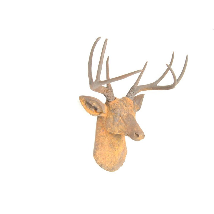 Faux Taxidermy 8 Point Deer Head Wall Decor