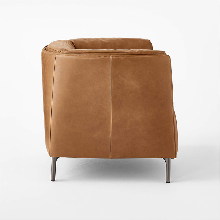 Clarendon Saddle Leather Accent Chair