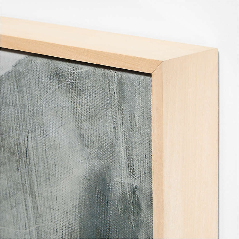 Forest Movement Framed Green Abstract