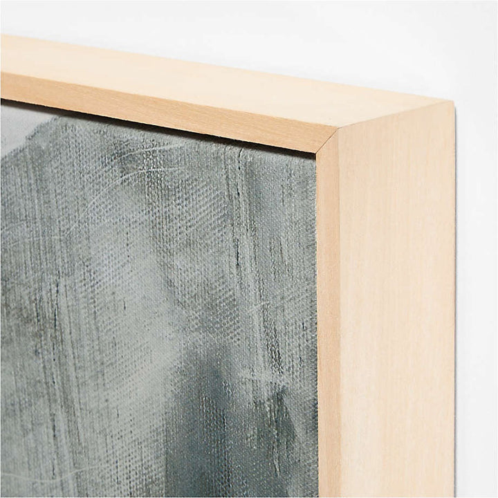 Forest Movement Framed Green Abstract